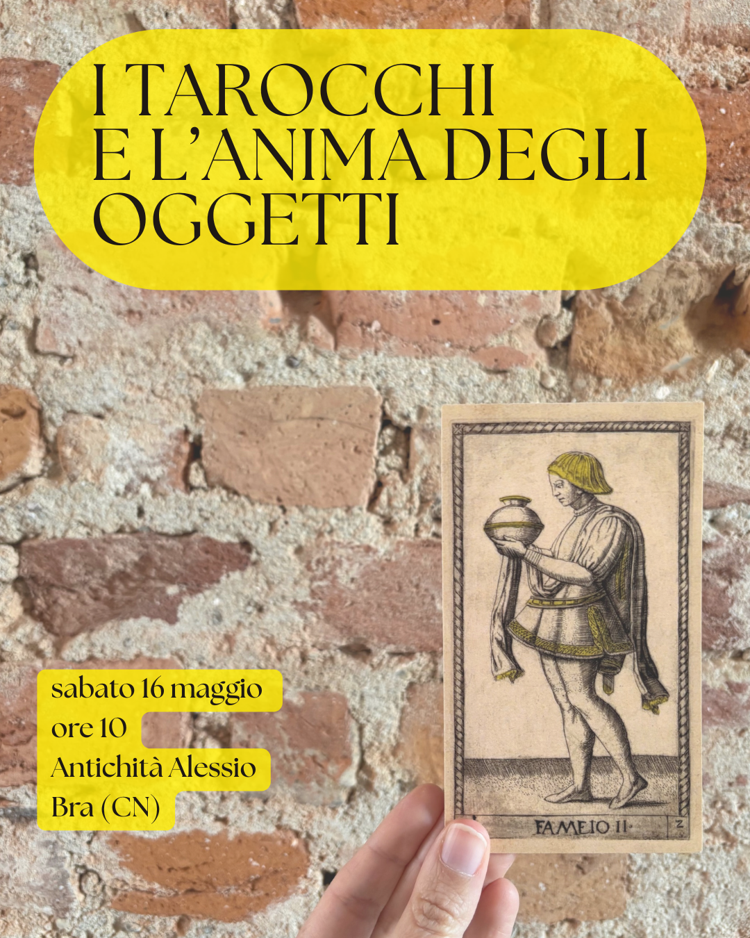 I TAROCCHI E L'ANIMA DEGLI OGGETTI