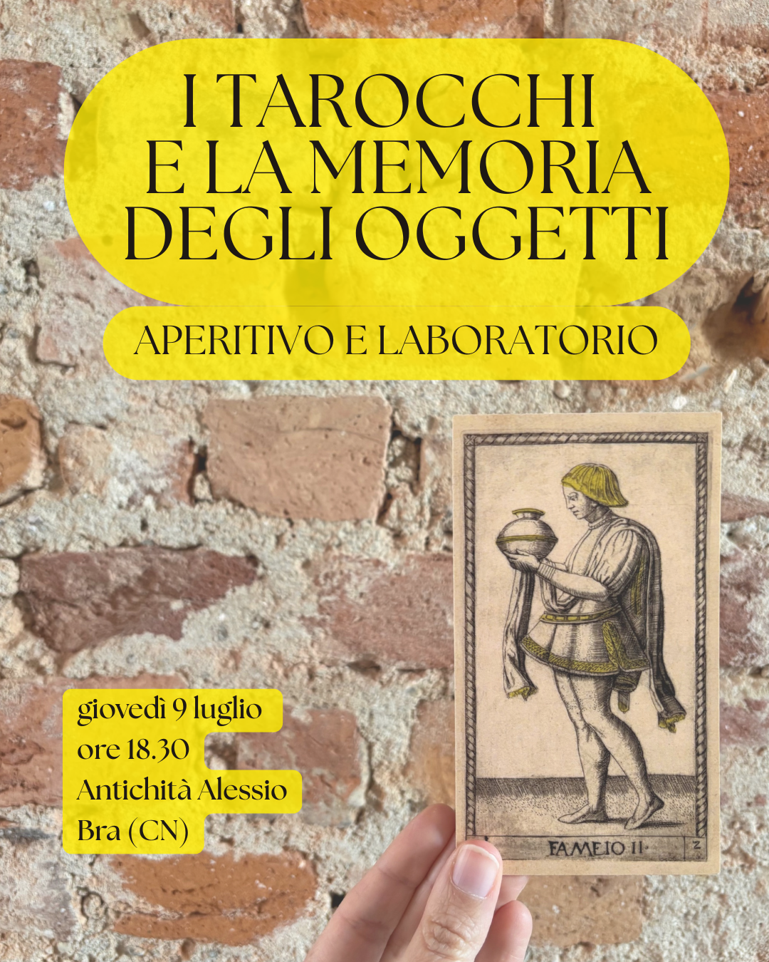 I TAROCCHI E LA MEMORIA DEGLI OGGETTI