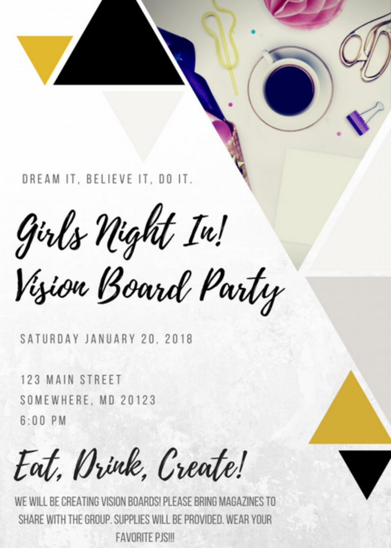How to Plan a Vision Board Party — Creative Reflections Interior Design
