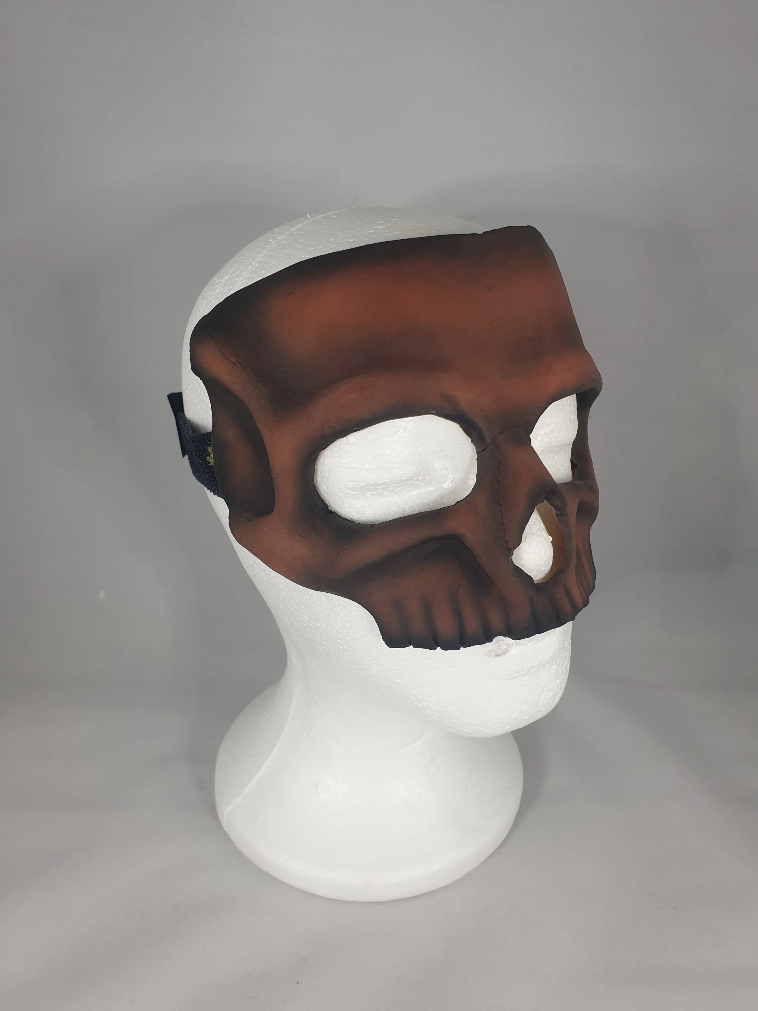 Skull Latex Mask - Red