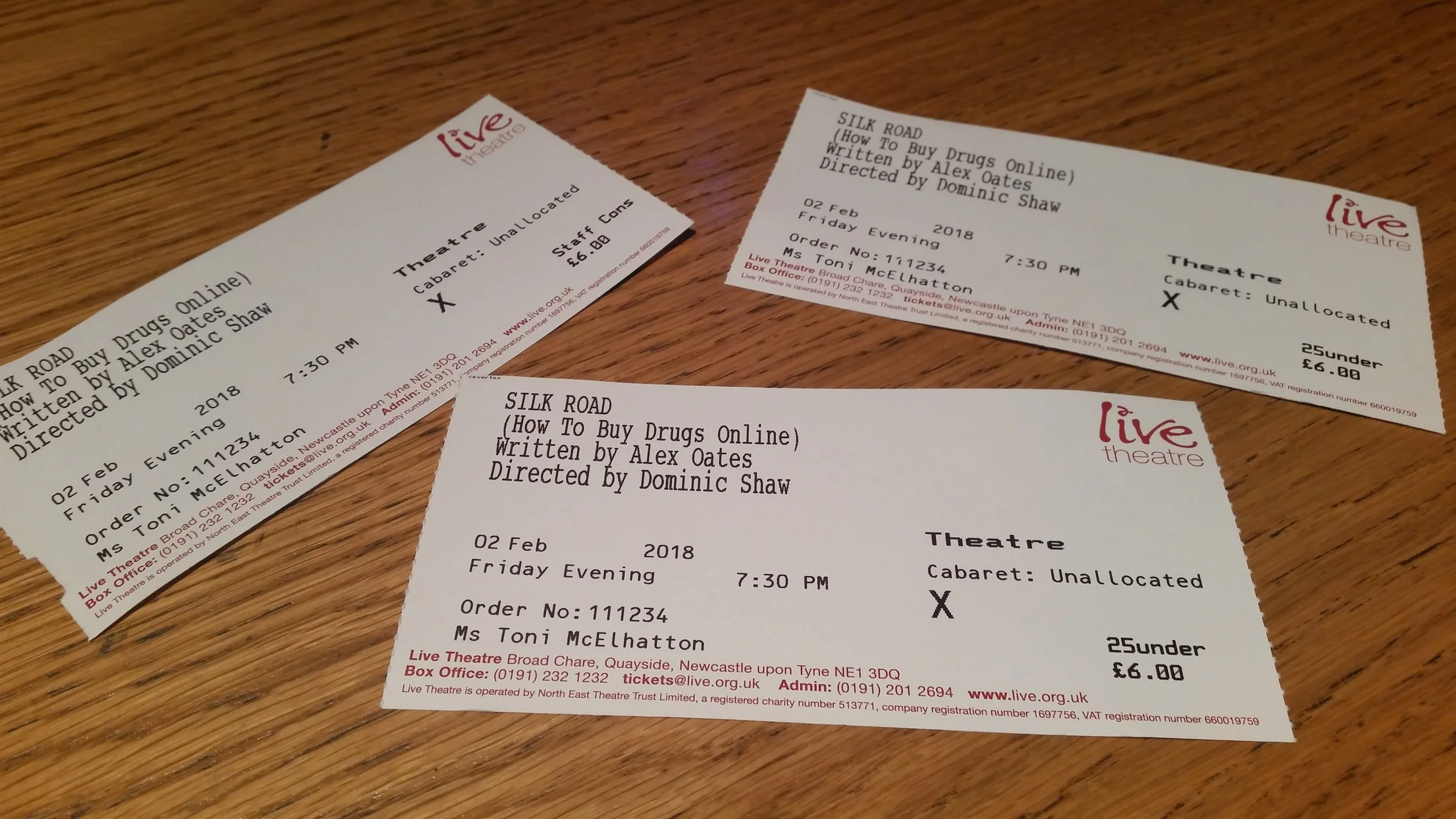 Silk Road, Live Theatre