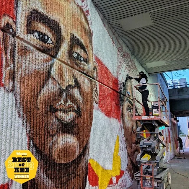 Congrats to #OffTheWallATL for winning the Best of Atlanta award for Best Public Art Event! We're working with Off The Wall ATL to manage the Social Media of their awesome Super Bowl LIII @atlsuperbowl53 art initiative. Through murals, media, and com