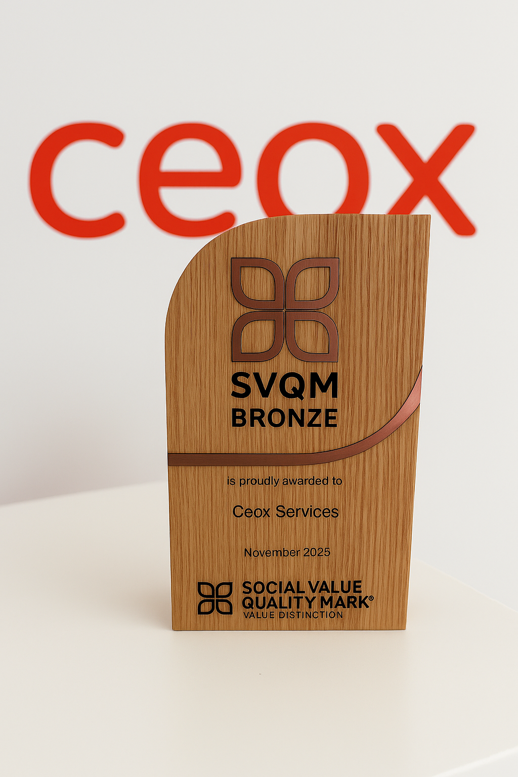 Ceox Awarded Bronze Social Value Quality Mark Accreditation