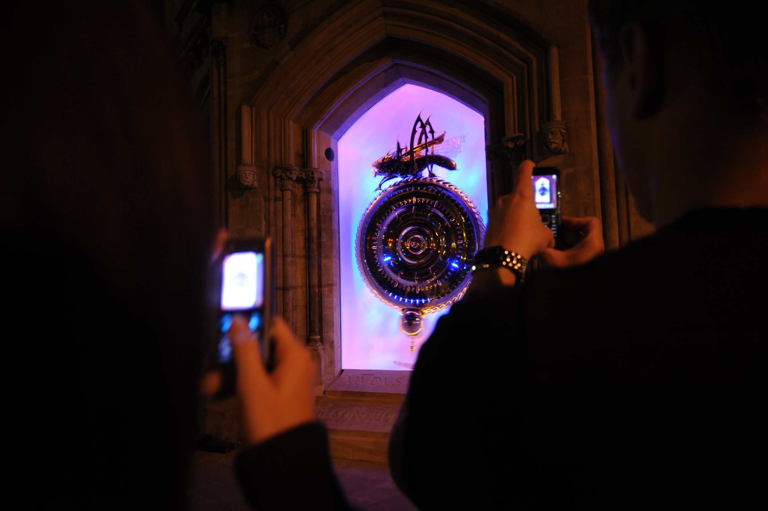  Unveiling of the Corpus Clock &amp; Chronophage, Cambridge 