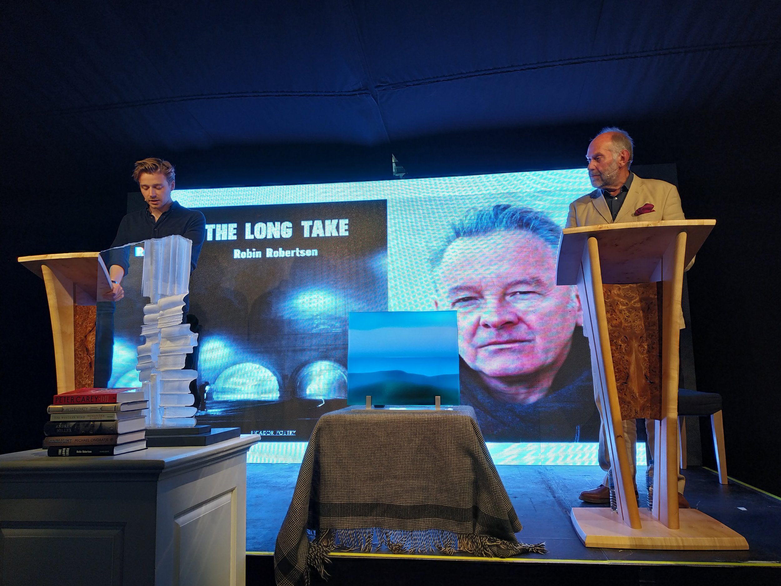  Jack Lowden reads from the winning book at the Walter Scott Prize 2019 