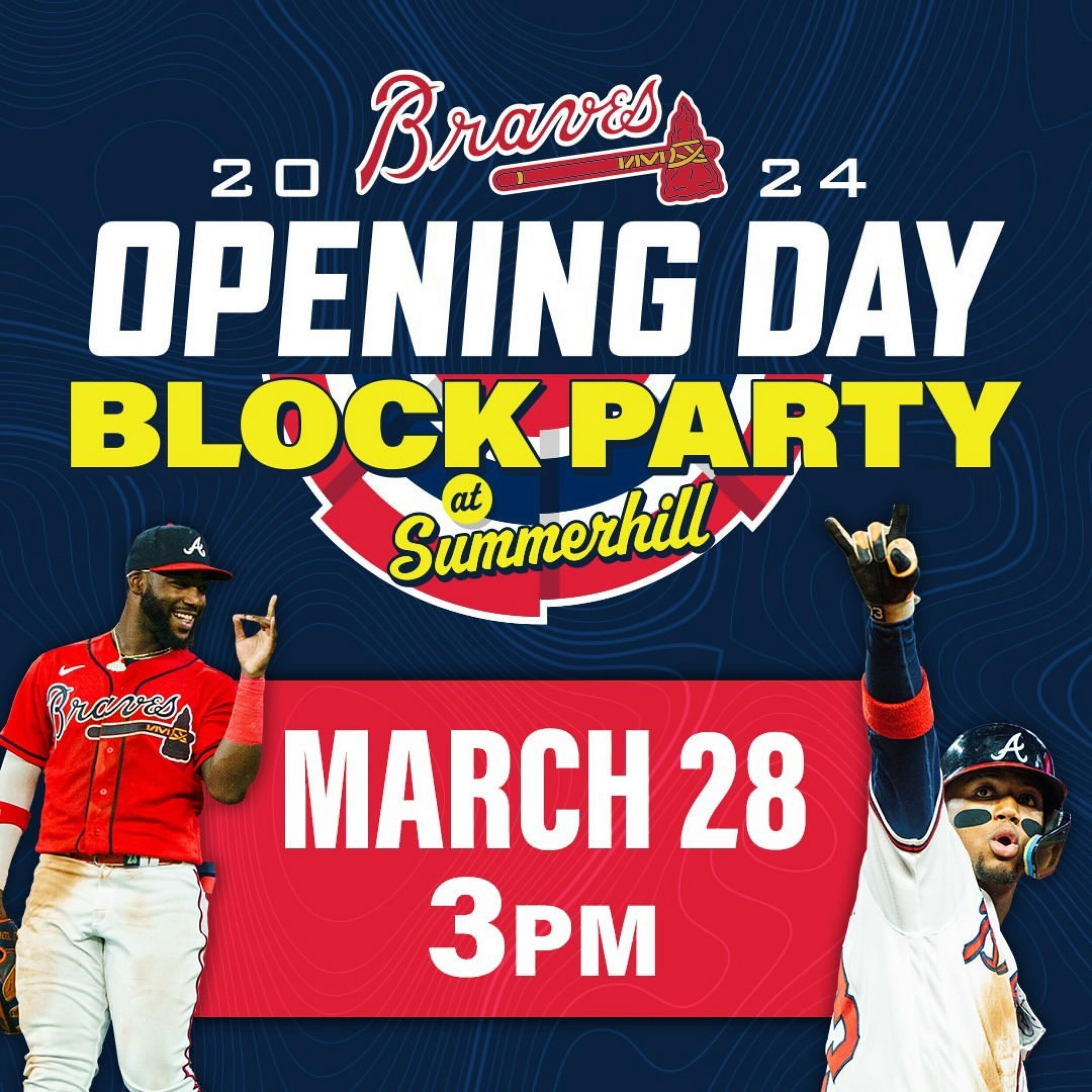 #repost @summerhill_atl
・・・
We&rsquo;re having Braves Opening Day Block Party here in Summerhill this March 28! ⚾️⁠
⁠
Join the fun at @woodschapelbbq patio, @halfwaycrooks biergarten and @bocaatl patio with screens to watch the game, Braves appearanc