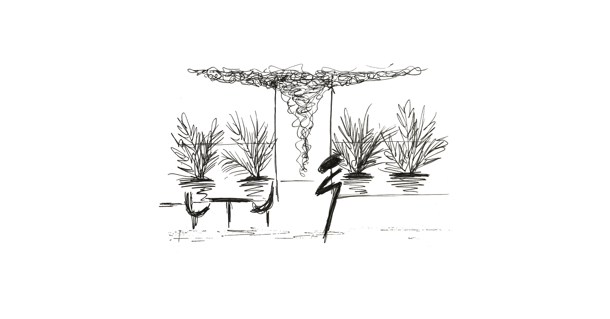  - Exterior -  Sublime aims to attract the user to the interior through a whirlwind that begins from the exterior in a smaller scale that increases as it invades the interior space.  