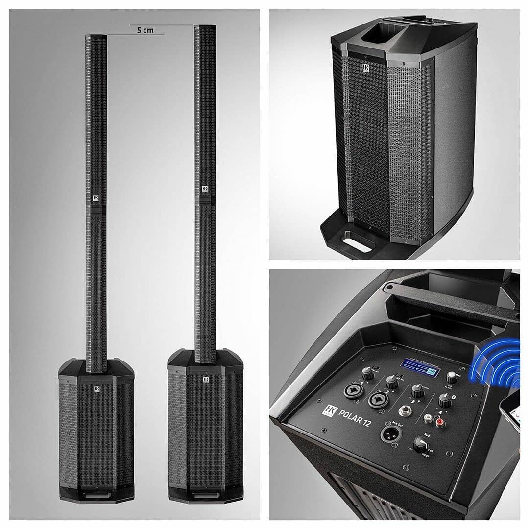 Introducing the new #POLAR12 by HK Audio. This column system is the big brother of the #POLAR10. They deliver excellent sound when it comes to bass and low/mid frequencies.

Includes Bluetooth 5.0 for audio streaming, a carrying bag and 5 individual 