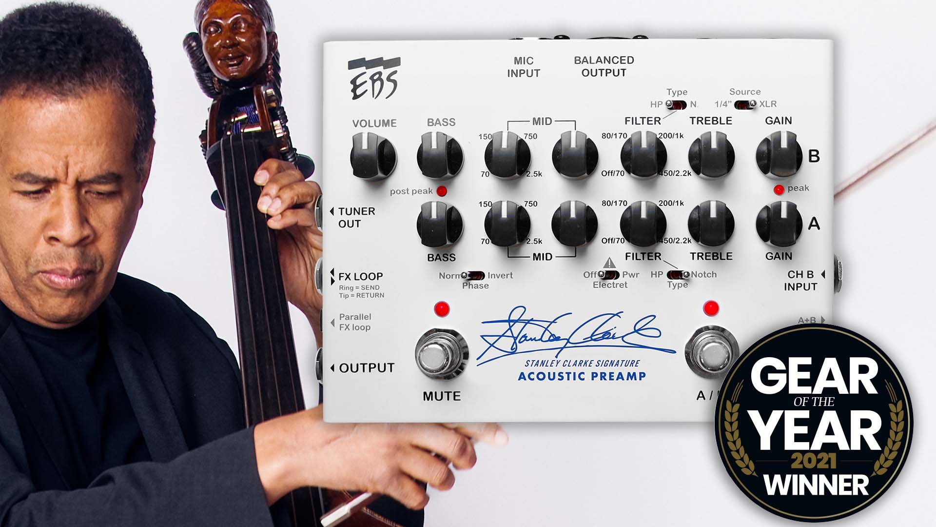 Gear Of the Year award for the EBS Stanley Clarke Preamp! — Algam