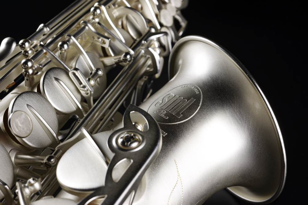 The SML Paris A420II saxophone is now available in two new brushed