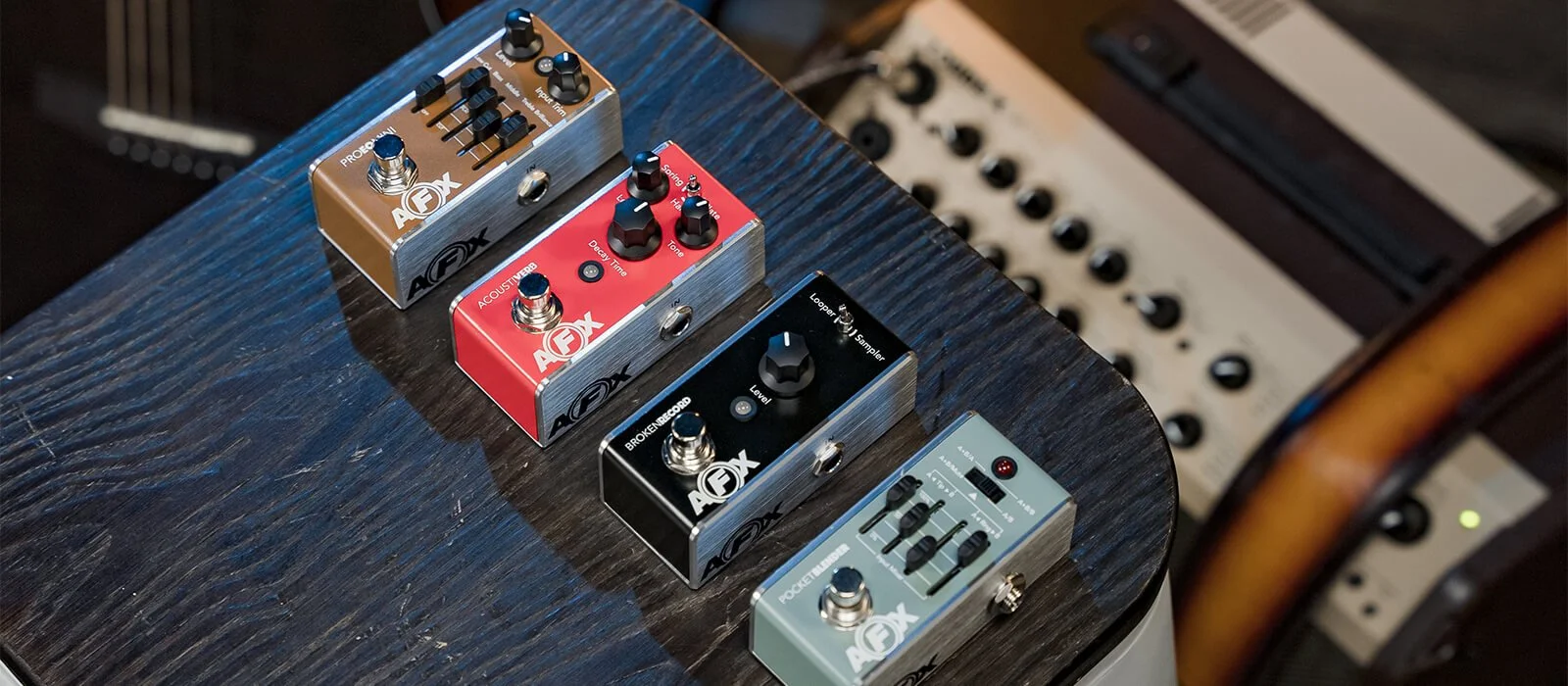 Fishman AFX mini pedals designed specifically for the acoustic