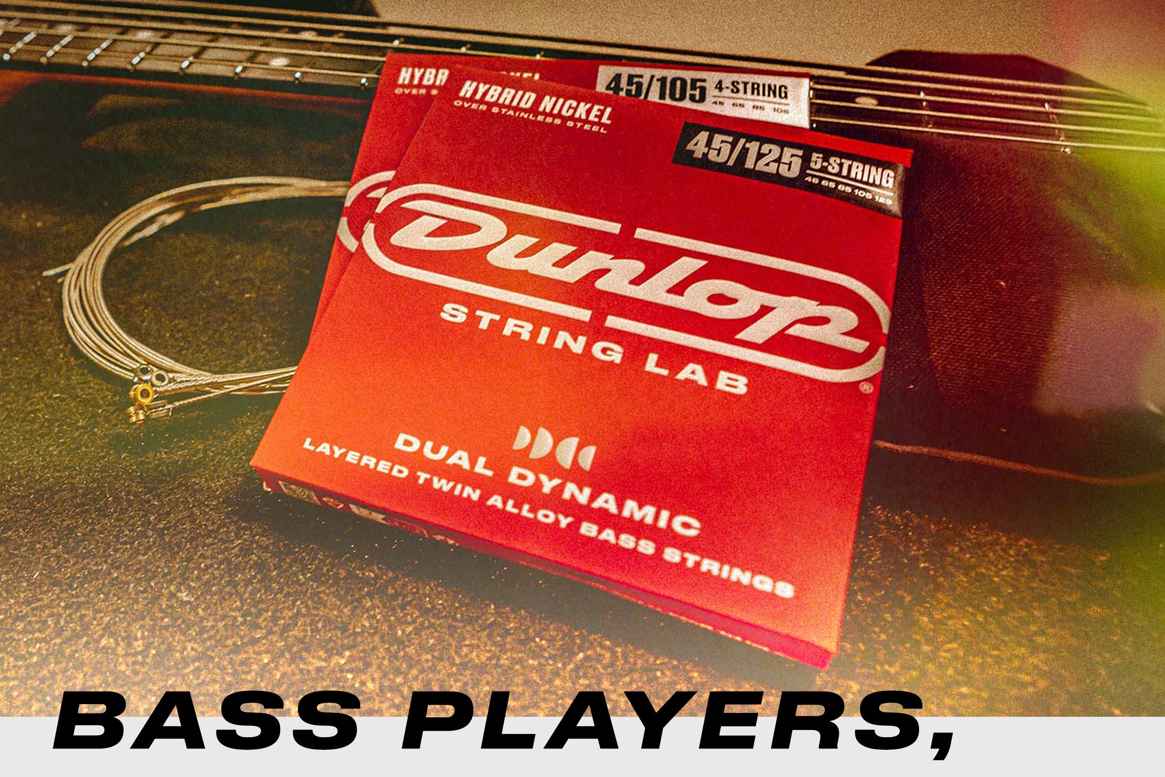 DUAL DYNAMIC LAYERED TWIN ALLOY HYBRID WOUND NICKEL BASS STRINGS