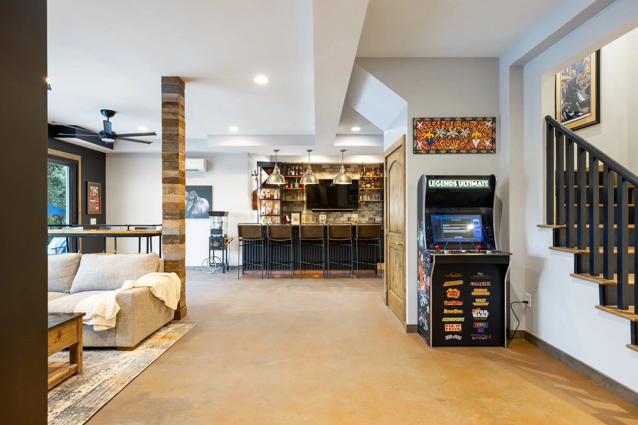 The Ultimate Man Cave-Paige Williams Interior Design