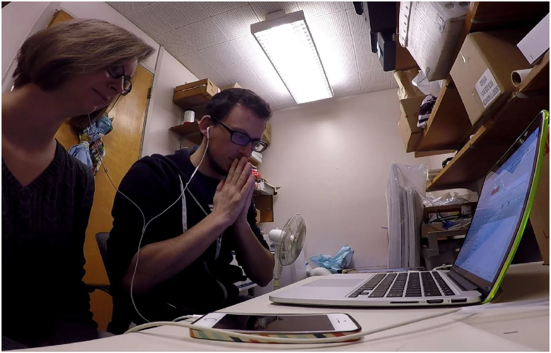 The "wizards" actually doing the backend work.