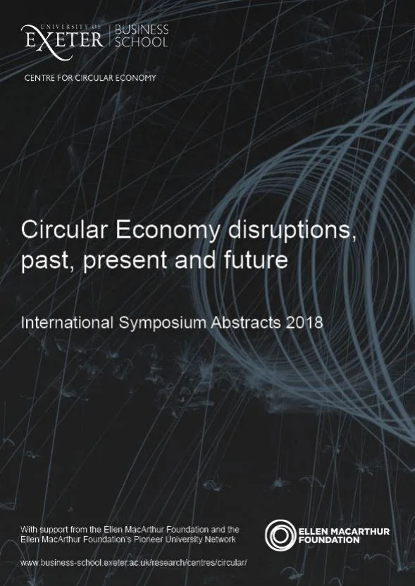 Circular economy disruptions: past, present and future