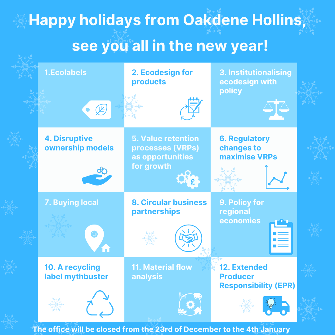 Oakdene Hollins: 12 days of circularity