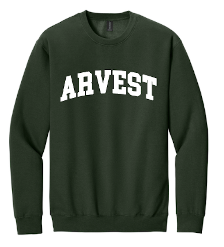 Arvest Varsity Crewneck FOREST GREEN