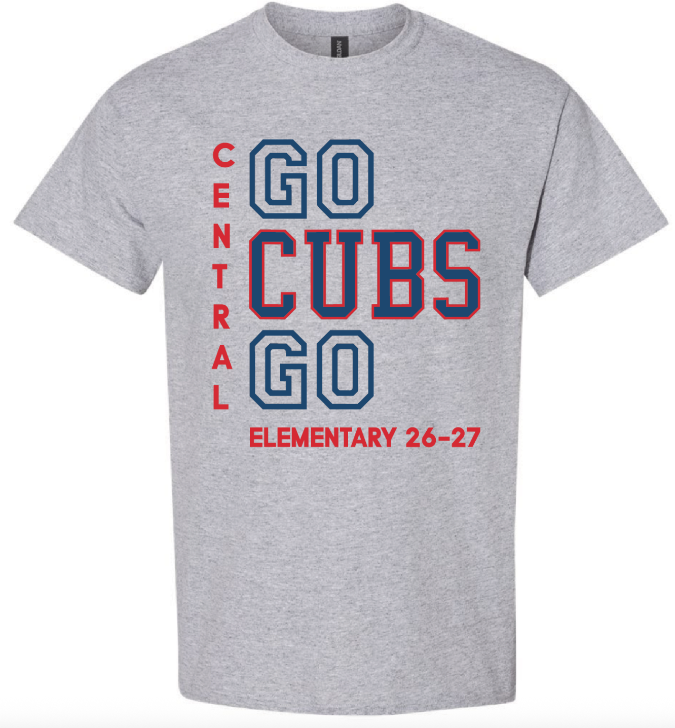 Central Go Cubs Go Tee GREY