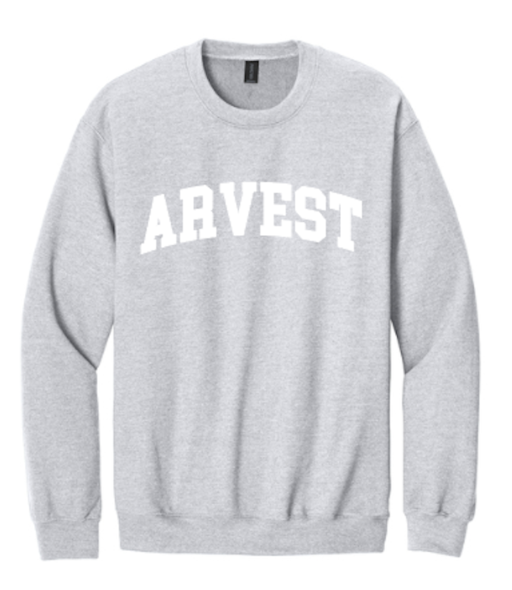 Arvest Varsity Crewneck ASH