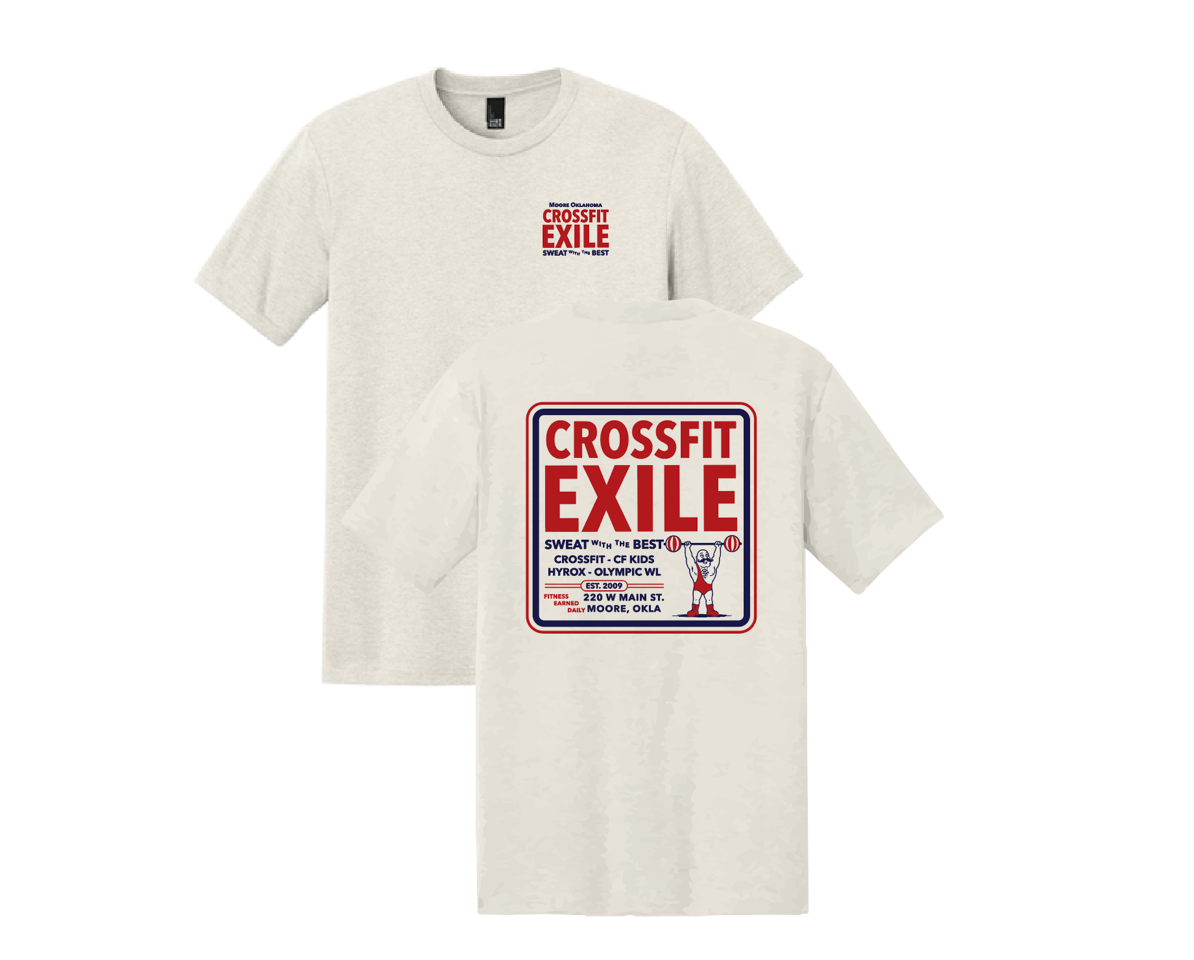 Crossfit Exile OATMEAL HEATHER TEE