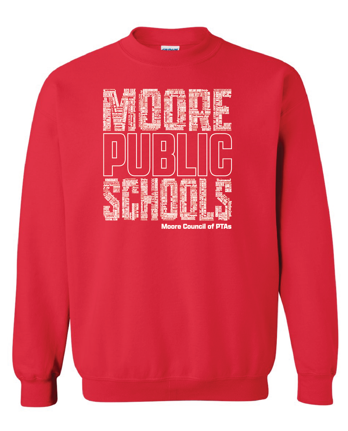 MCPTA RED SWEATSHIRT