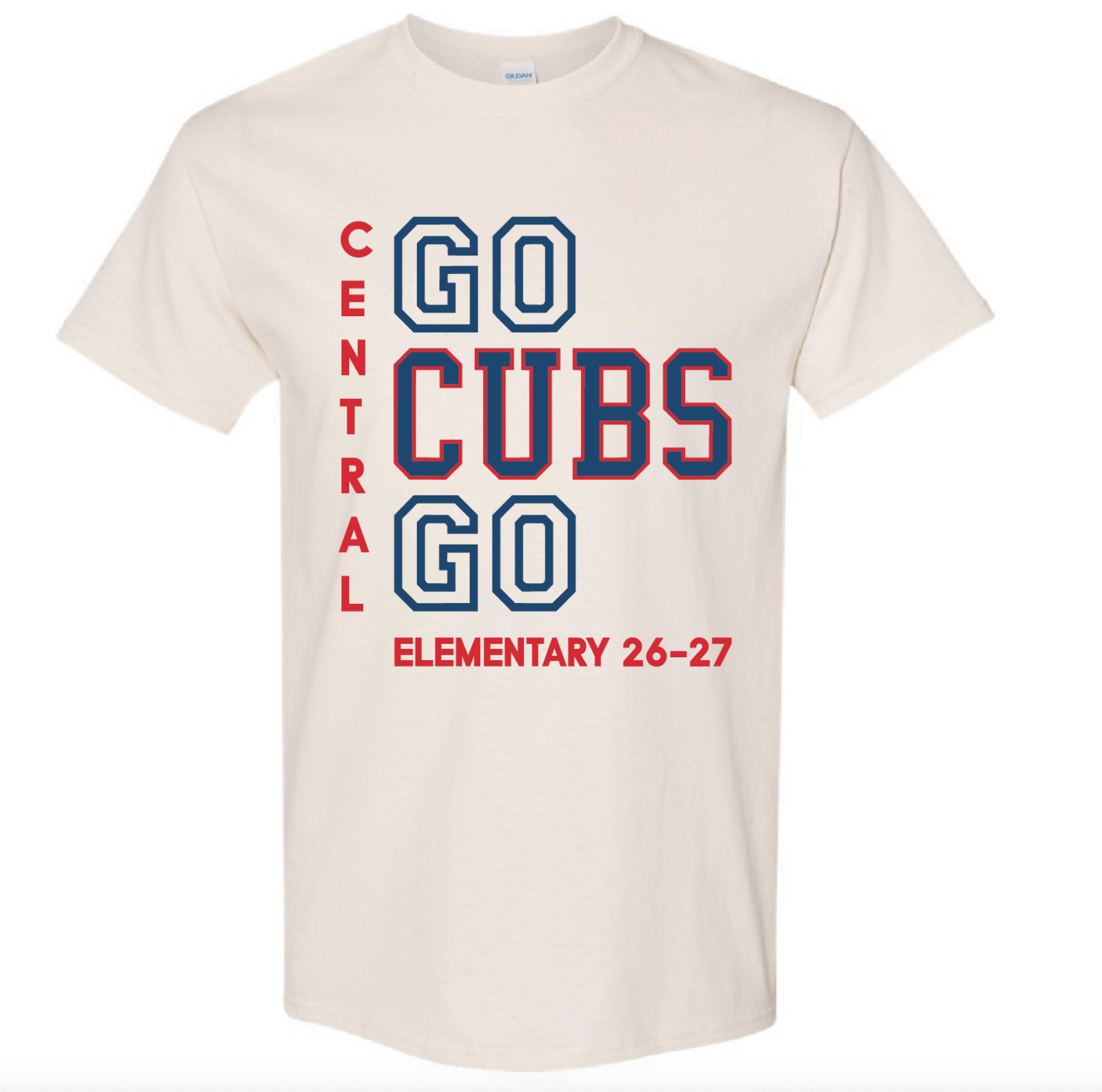 Central Go Cubs Go Tee NATURAL