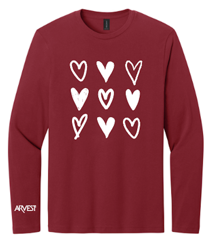 Arvest Valentine Long Sleeve CHERRY RED