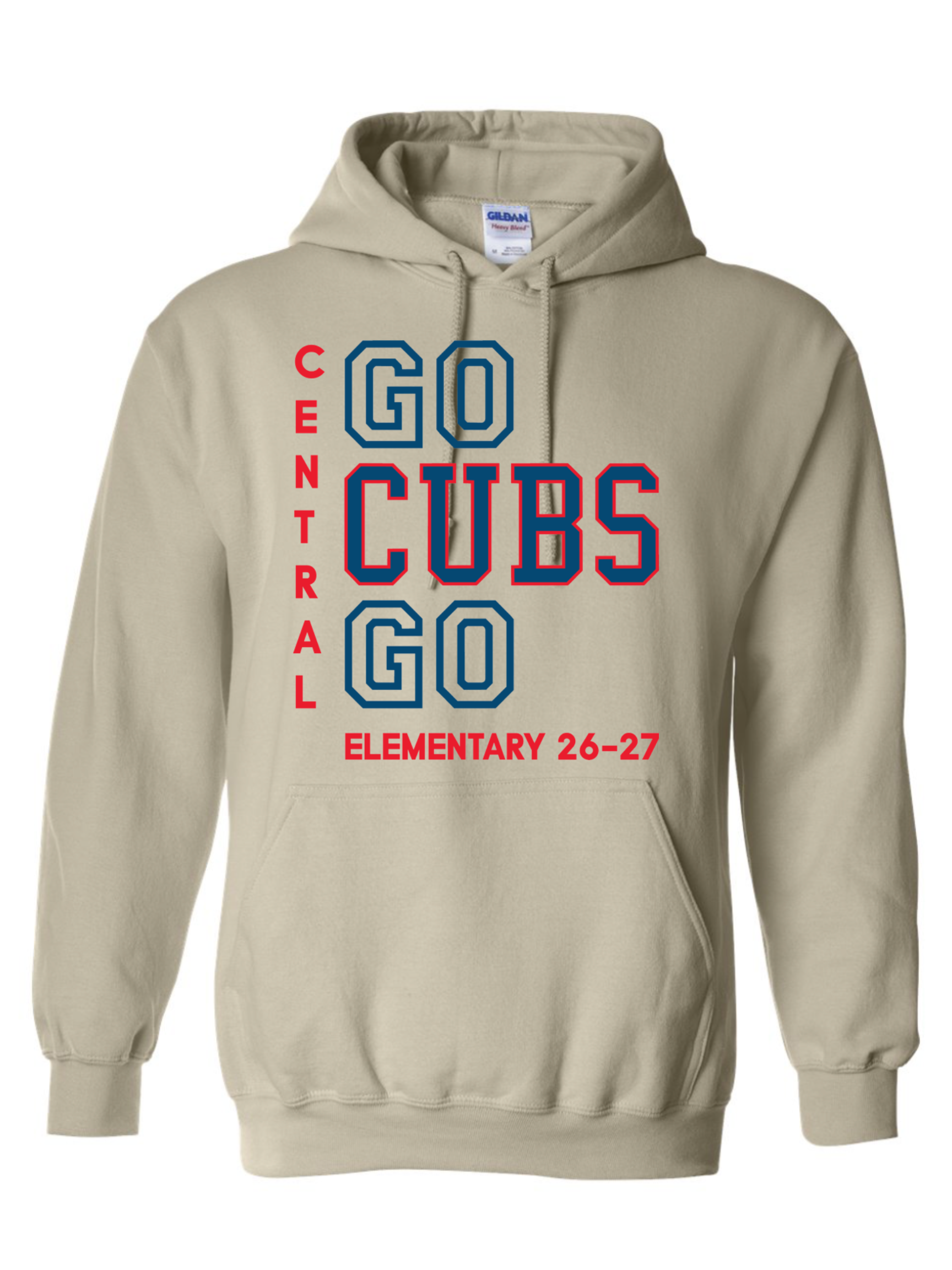 Central Go Cubs Go Hoodie SAND