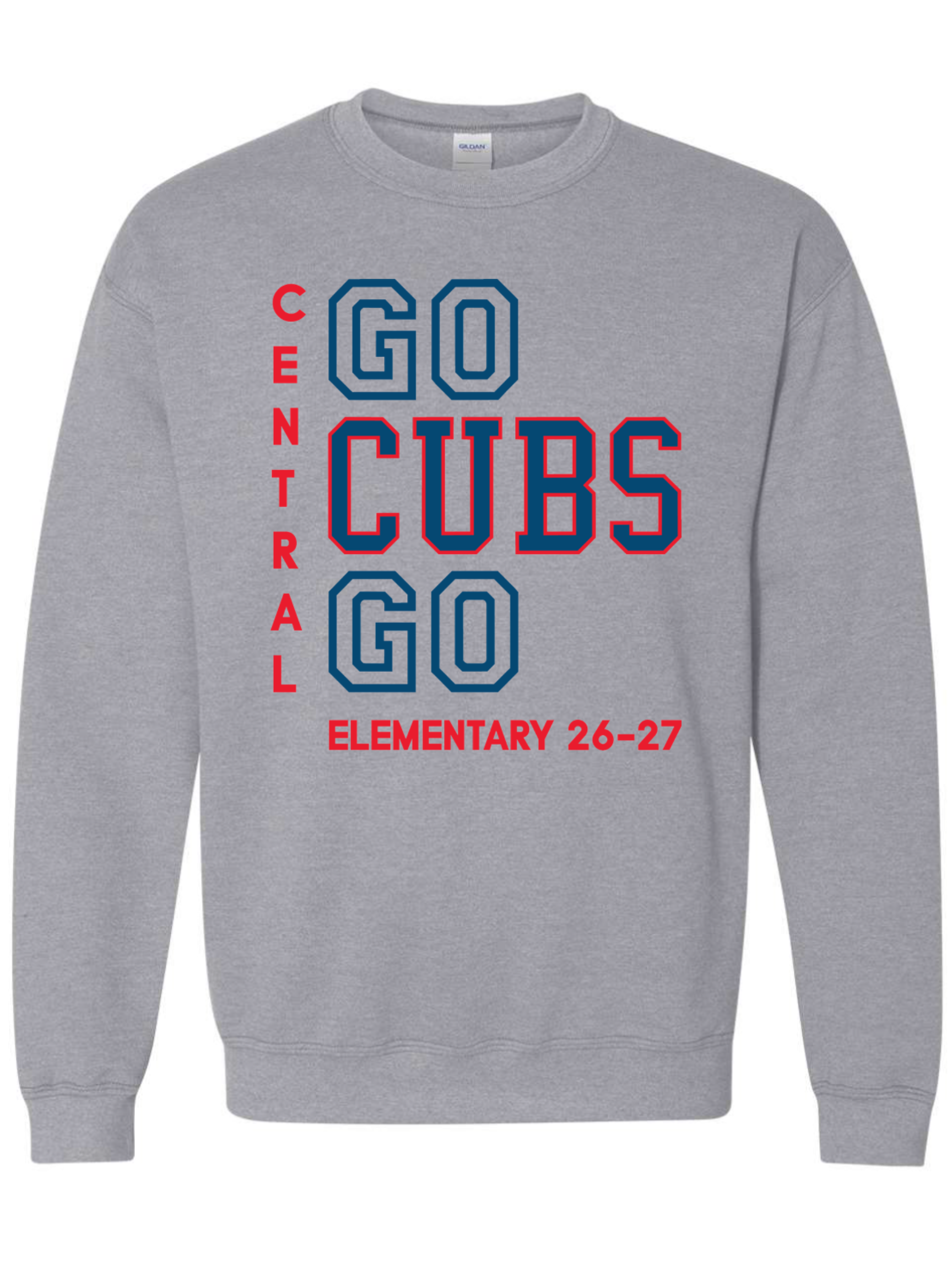 Central Go Cubs Go Crewneck GREY