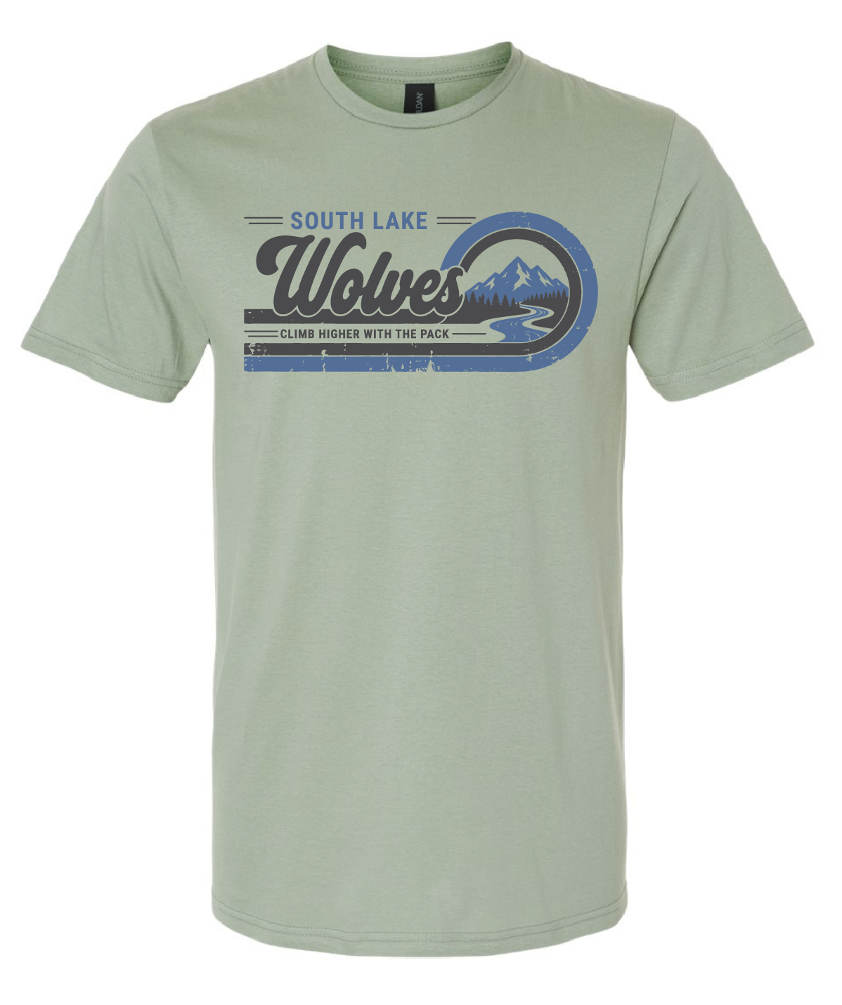 Wolves sage tee