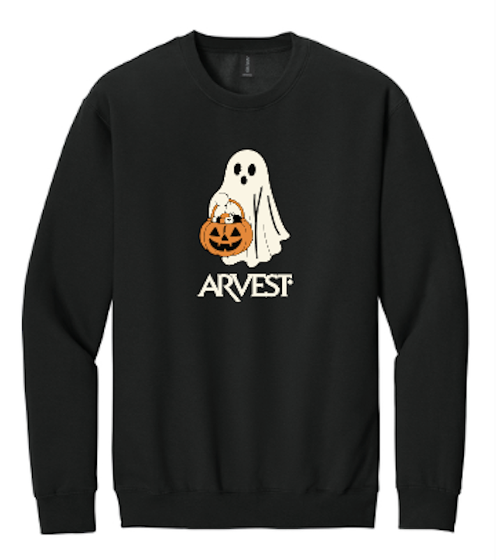 Arvest Ghost Crewneck BLACK