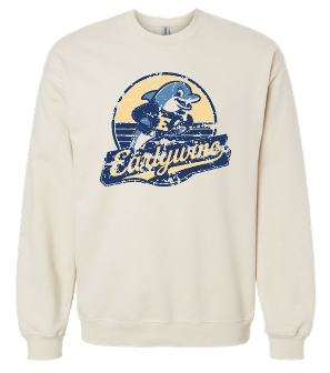 Earlywine Retro Dolphin Sand Crewneck