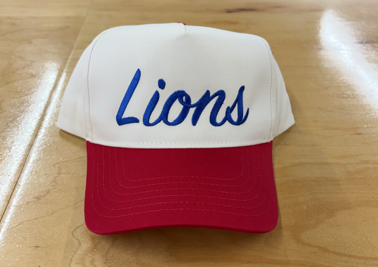 Lions Royal/Natural Cap