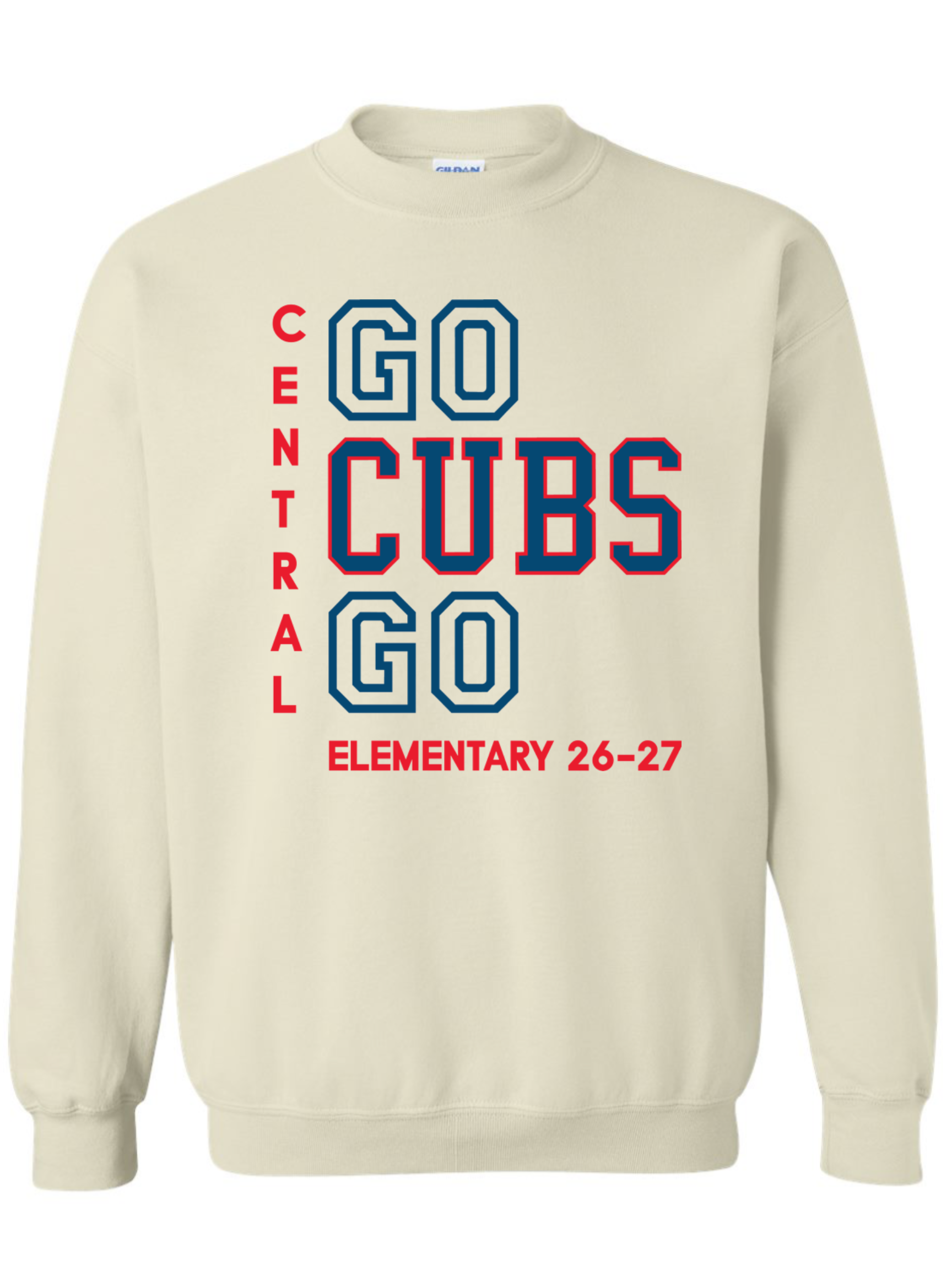Central Go Cubs Go Crewneck SAND