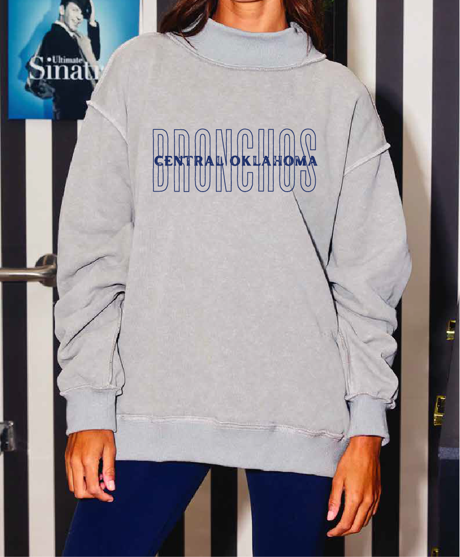 UCO POM - MOCK NECK BRONCHOS