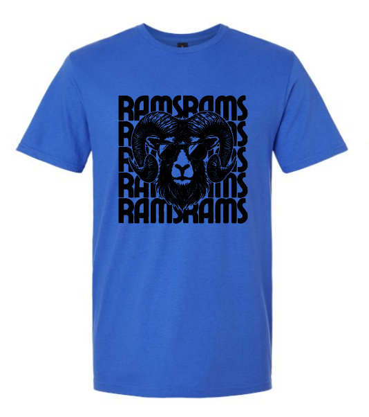 Red Oak Rams Tee ROYAL