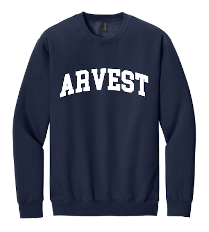 Arvest Varsity Crewneck NAVY