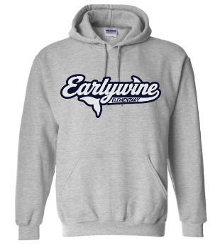 Earlywine Dolphin Tail Sport Grey Hoodie