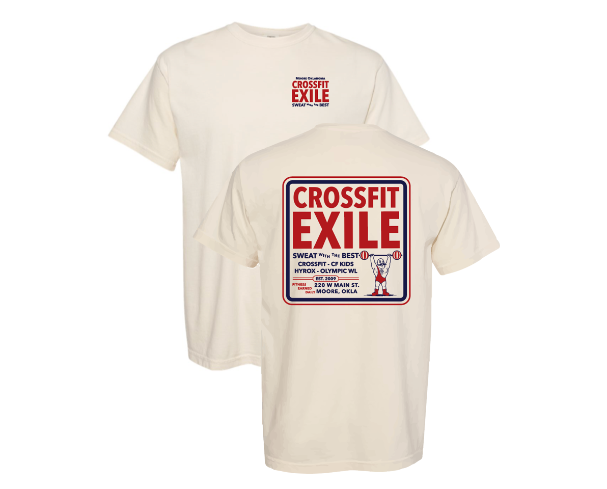Crossfit Exile IVORY TEE