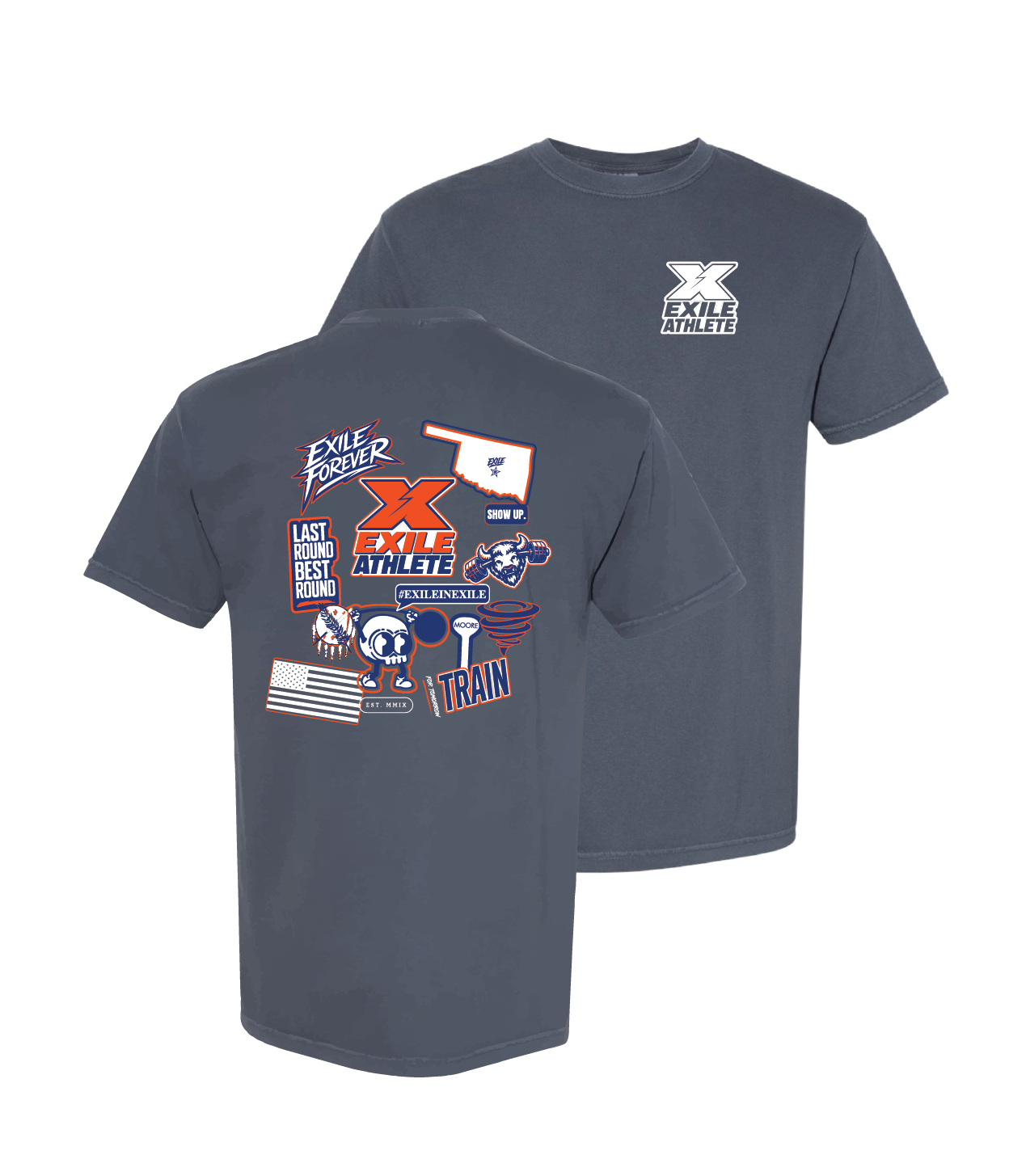 Crossfit Exile Denim Tee