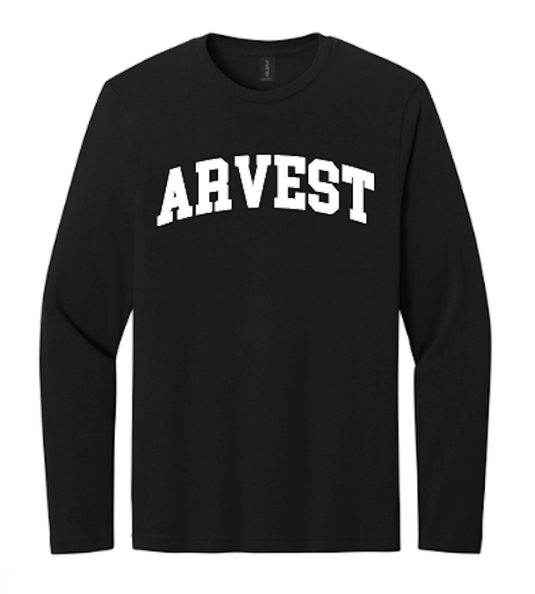 Arvest Varsity Long Sleeve BLACK