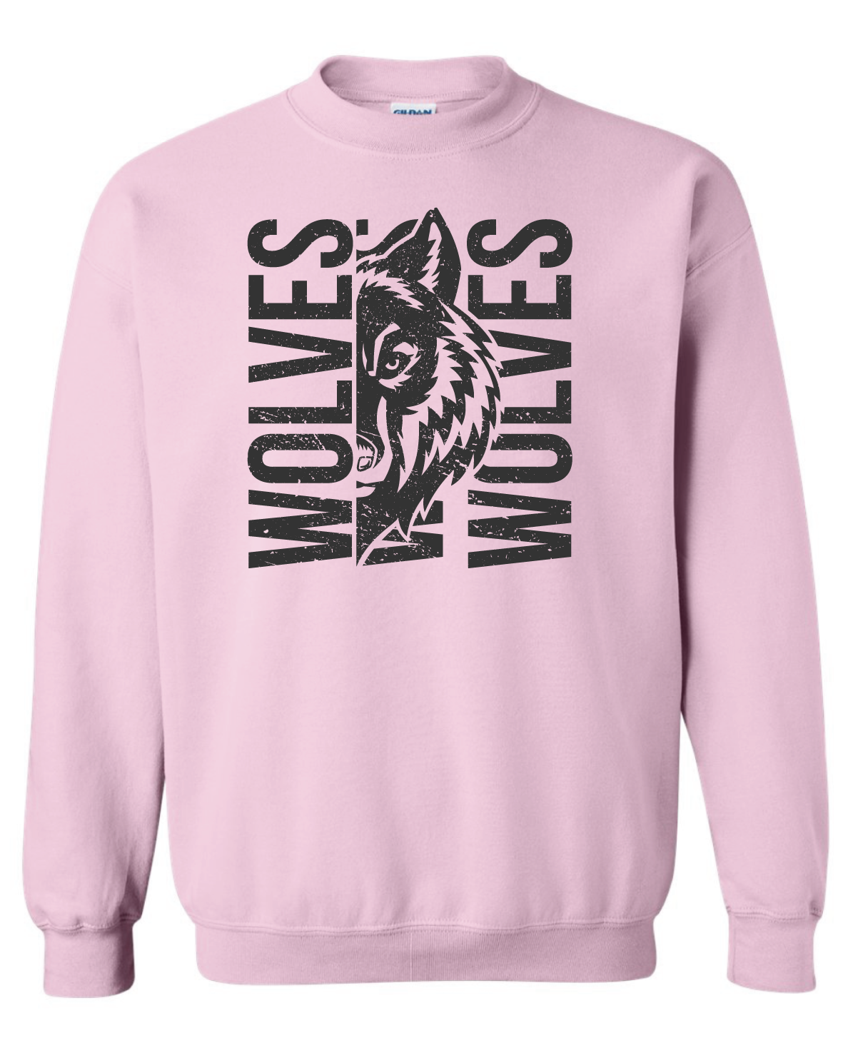 Wolves Pink Sweatshirt