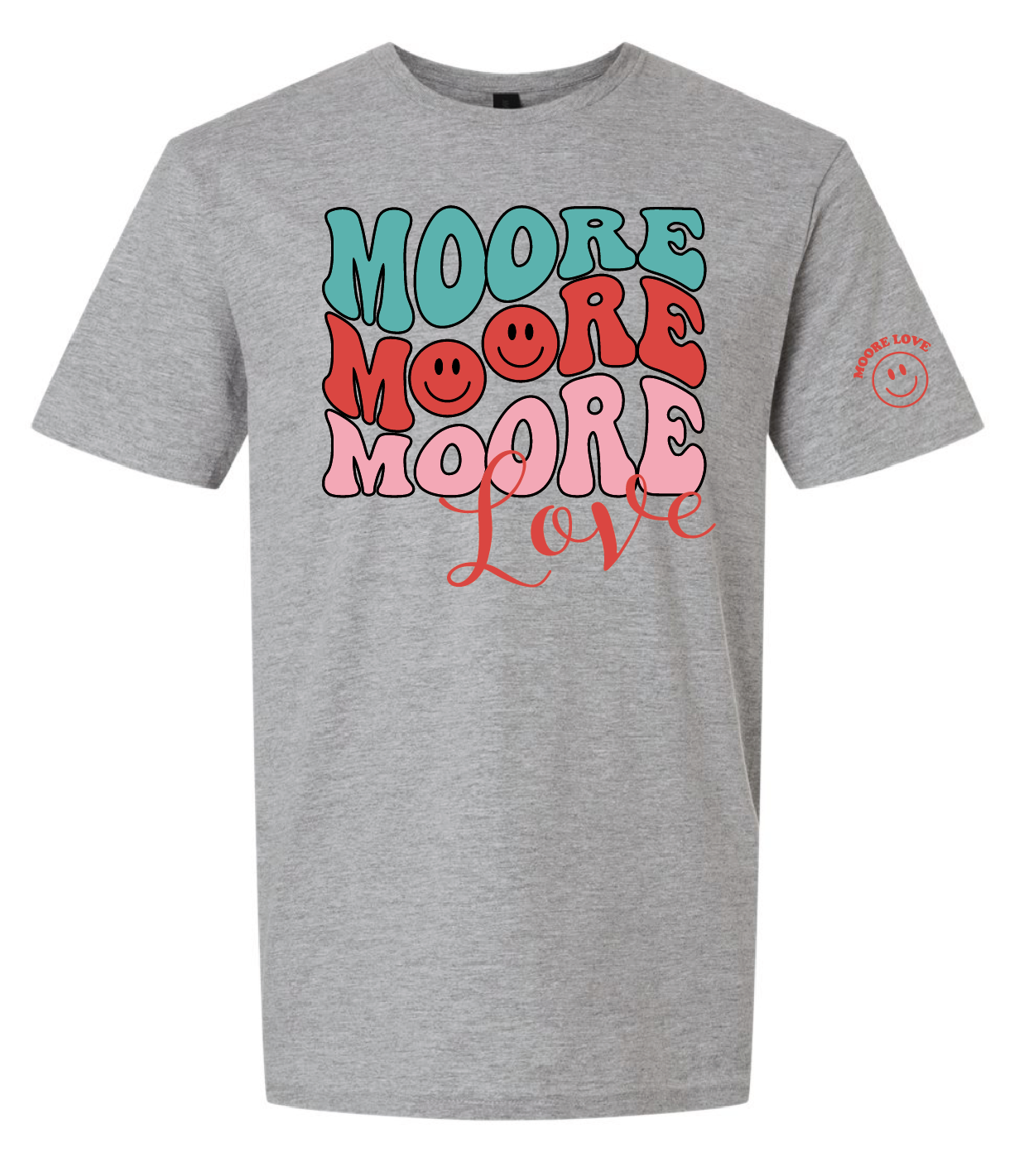 Bryant Moore Love Grey Tee