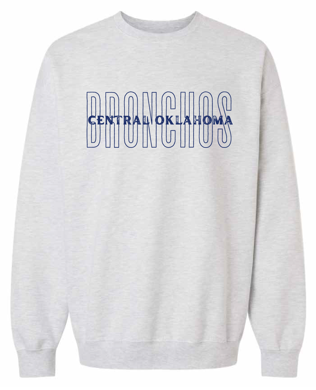 UCO POM - ASH BRONCHOS SWEATSHIRT