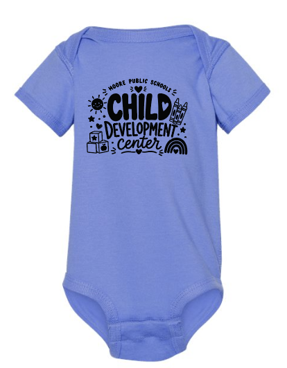 MPS CDC Onesie CAROLINA BLUE