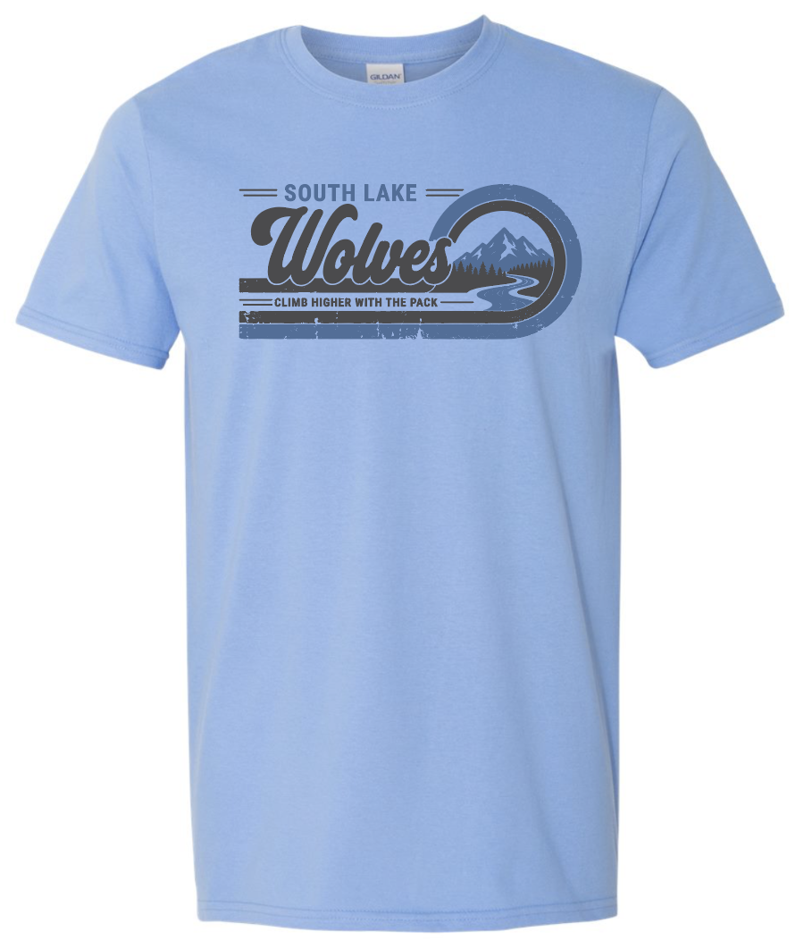 Wolves Blue Youth Tee