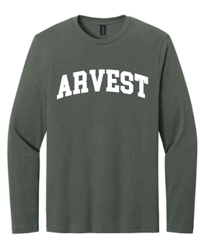 Arvest Varsity Long Sleeve CHARCOAL