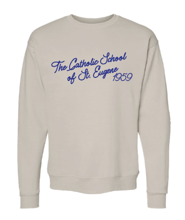 CSSE Script Crewneck Sand
