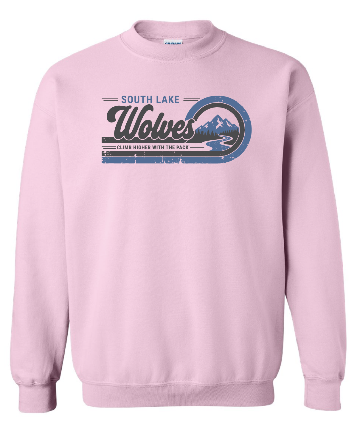 Wolves Pink Sweatshirt