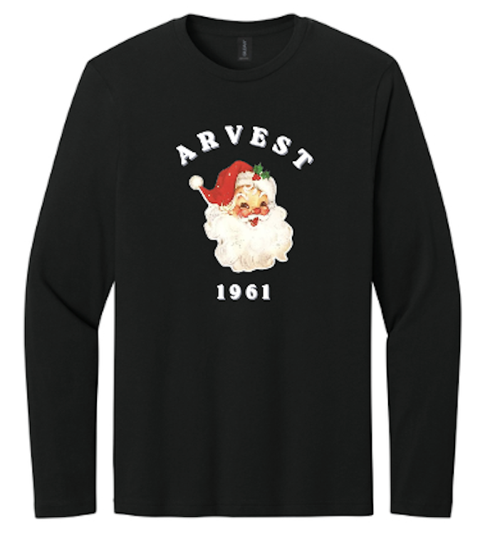 Arvest Santa Long Sleeve BLACK